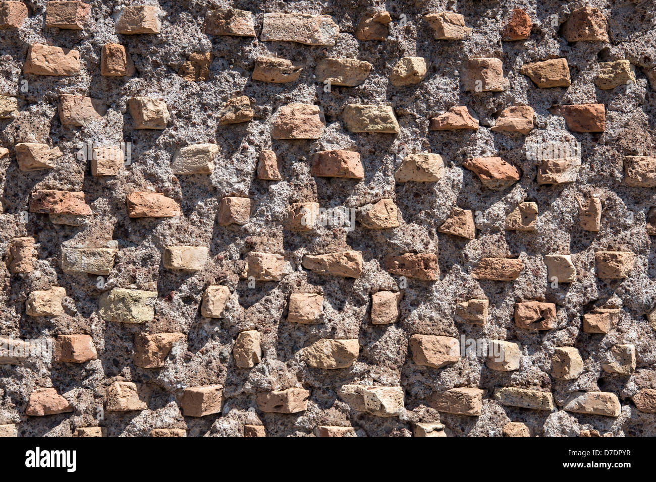 Makro-Ansicht der umgebenden Wand Stockfoto