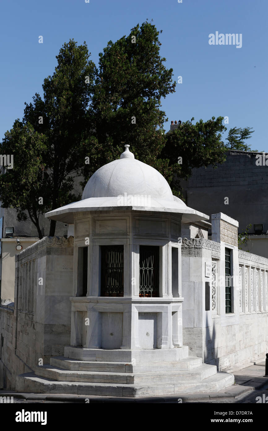 Turbeh der Mimar Sinan in Istanbul, Stadt der Türkei Stockfoto