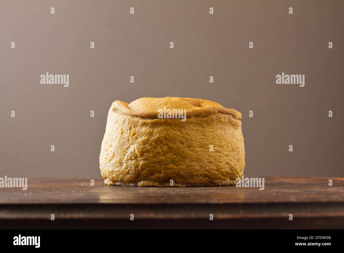 Melton Mowbray Pork pie kein wrapper Stockfoto