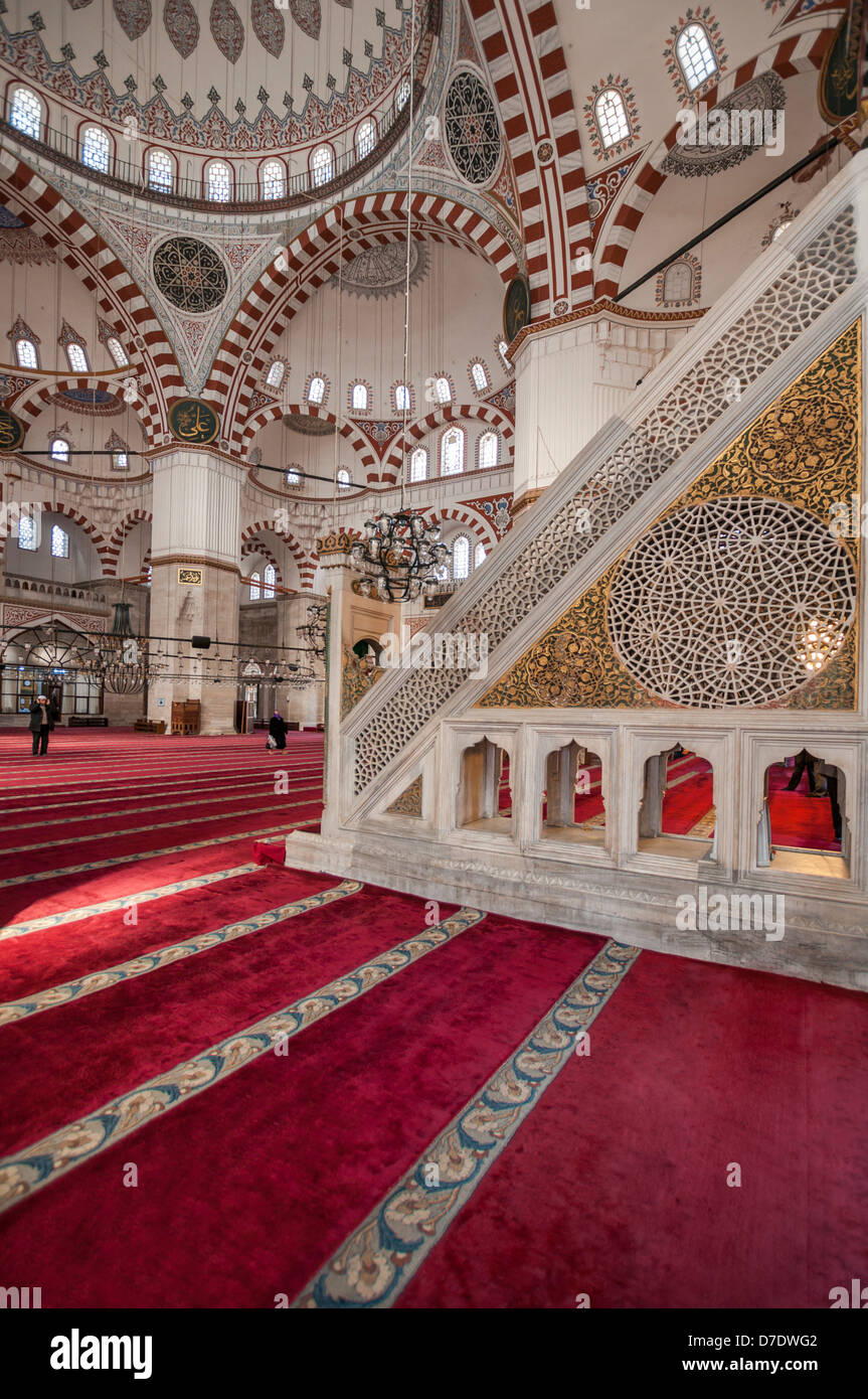 Die Sehzade Moschee (Türkisch: "Sehzade Camii") ist eine osmanische imperiale Moschee befindet sich im Stadtteil Fatih, Istanbul, Türkei Stockfoto