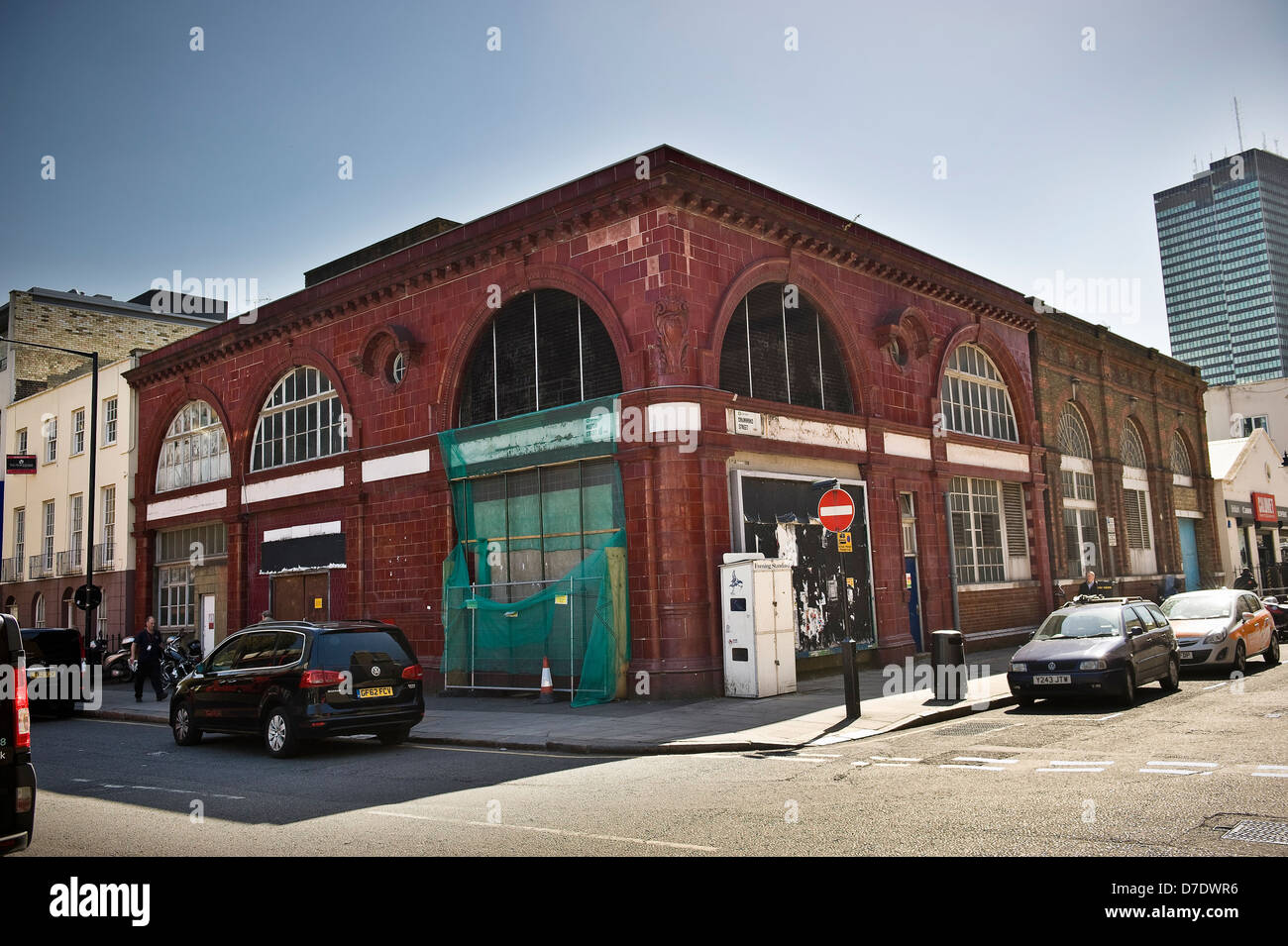 Der alte Eingang/Ausgang für Euston Northern Line U-Bahn-Station, London, UK Stockfoto