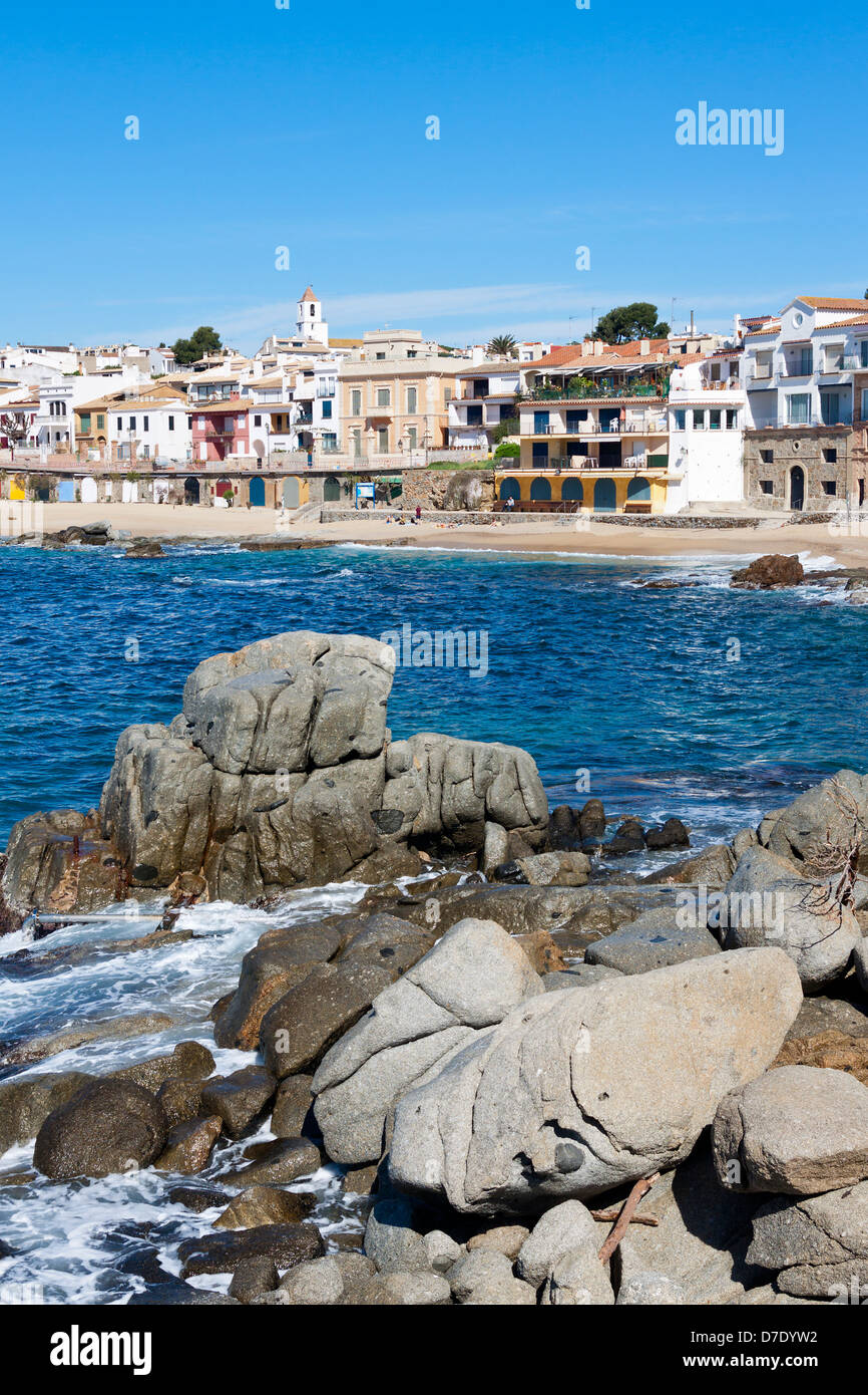 Dorf von Calella de Palafrugell (Costa Brava, Katalonien, Spanien) Stockfoto