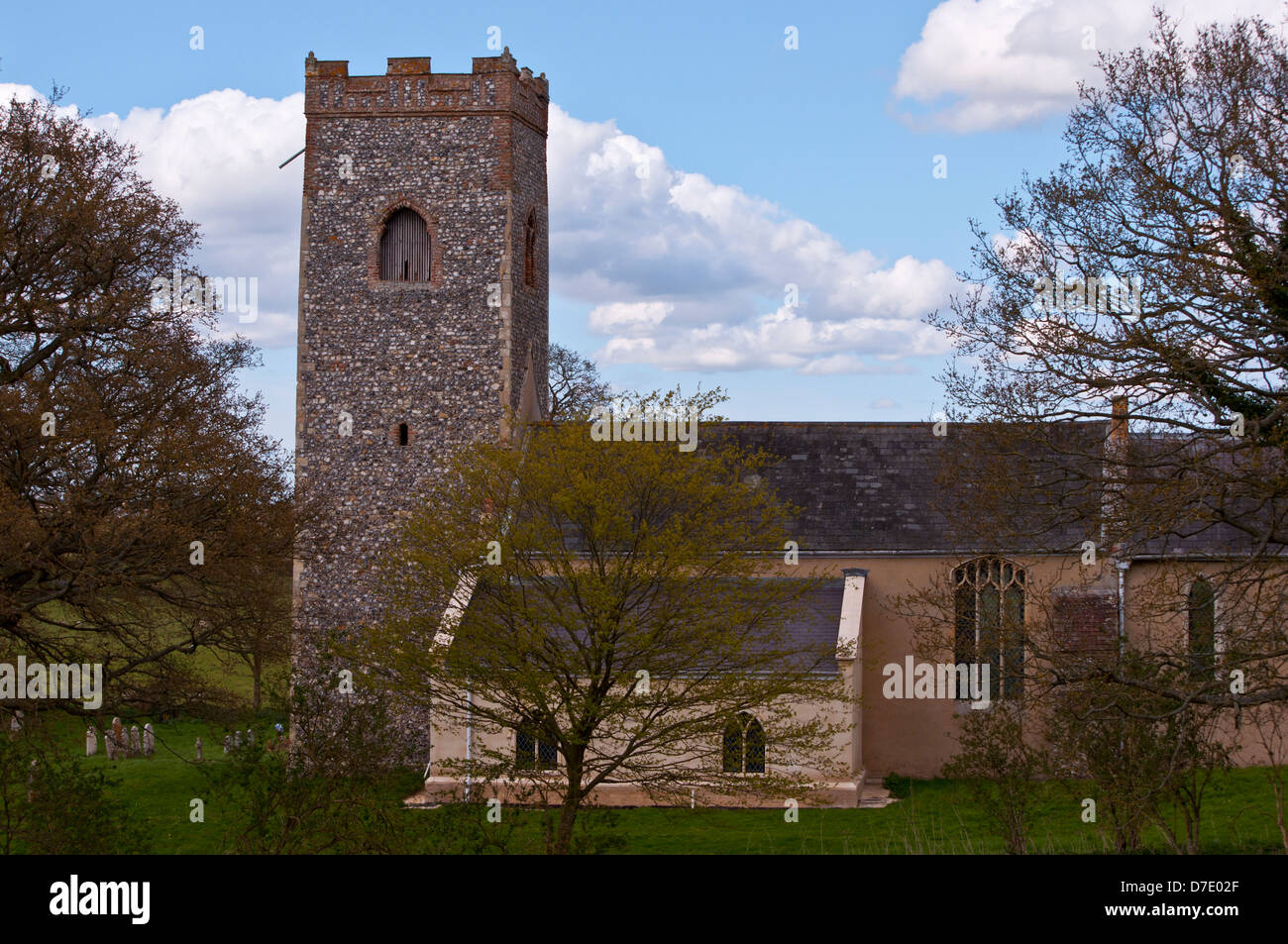 Caistor St Edmund Kirche Venta Icenorum Norfolk England UK Stockfoto