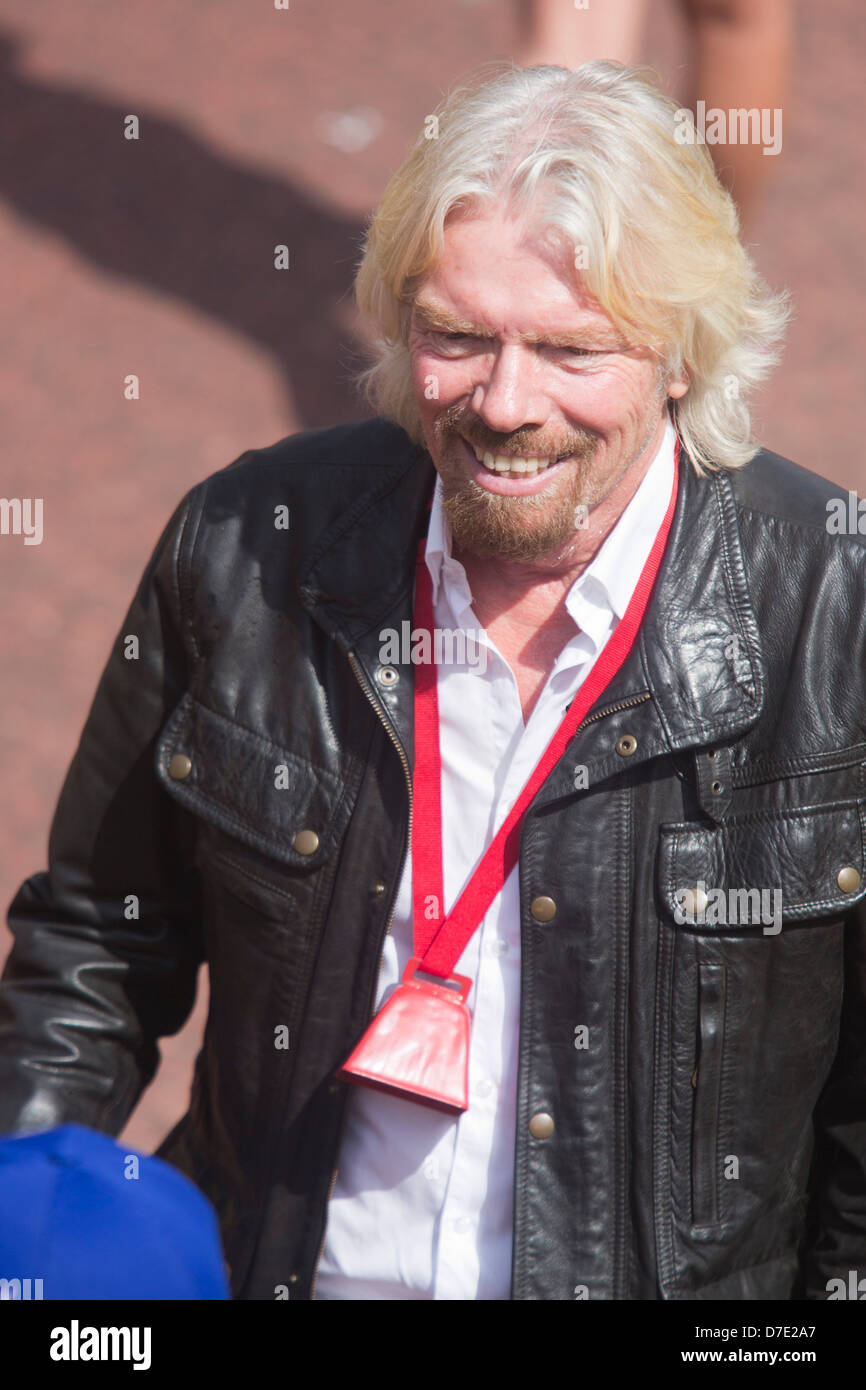 Virgin London Marathon 2013, Sir Richard Branson Stockfoto