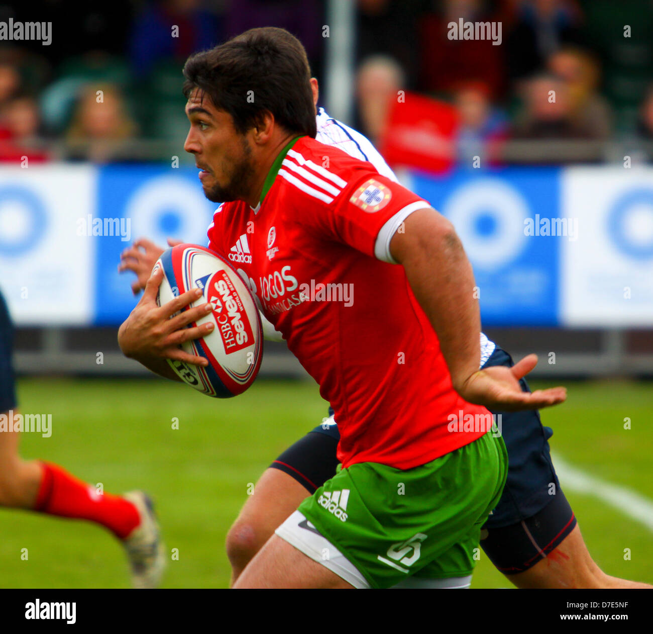 Glasgow, Schottland. 5. Mai 2013. während der Glasgow Emirates Airline Glasgow 7 s aus Scotstoun.  Russland 41 V Portugal 7. Bildnachweis: ALAN OLIVER / Alamy Live News Stockfoto