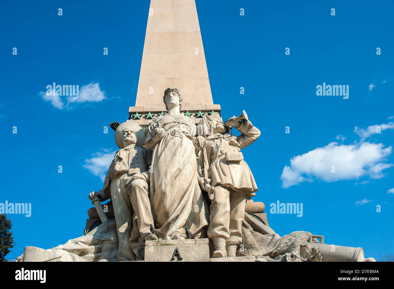 Italien Piemont Turin Piazza Krim Denkmal memorial Stockfoto