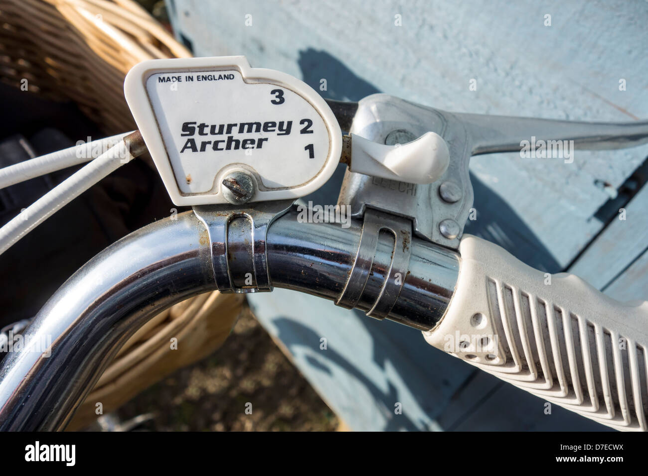 Vintage Sturmey Archer Fahrrad Gangwechsel Stockfoto