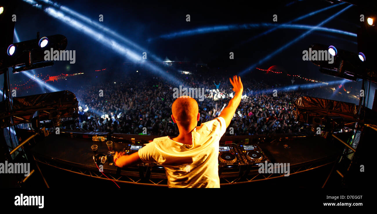 DJMag Top 20 DJ: Headhunterz Stockfoto