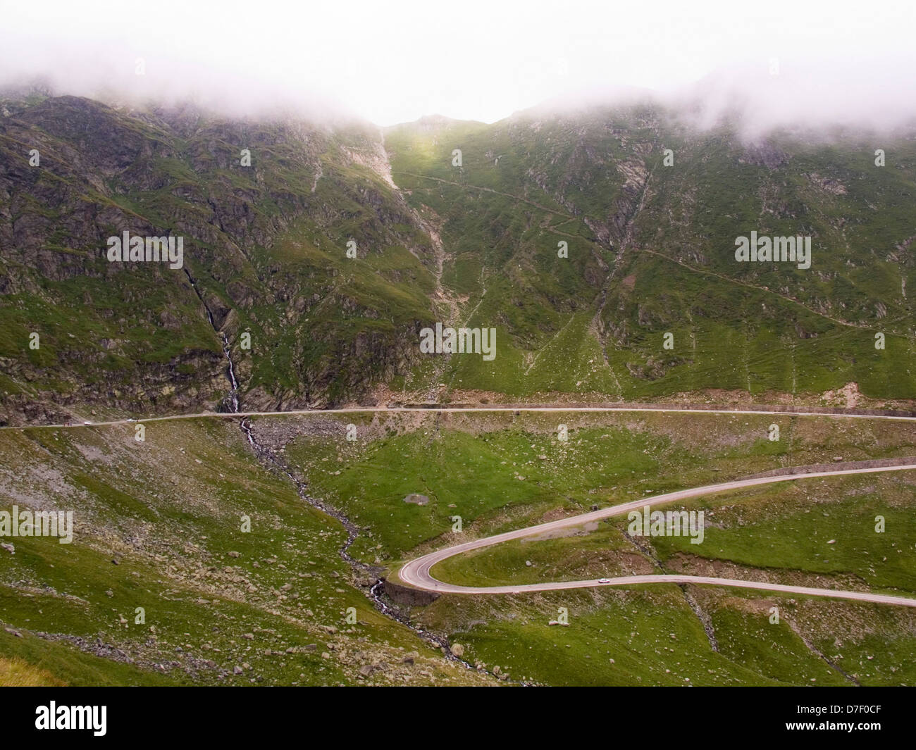 Europa, Rumänien, Walachei, Fagaras-Gebirge, entlang der Straße transfagarasan Stockfoto