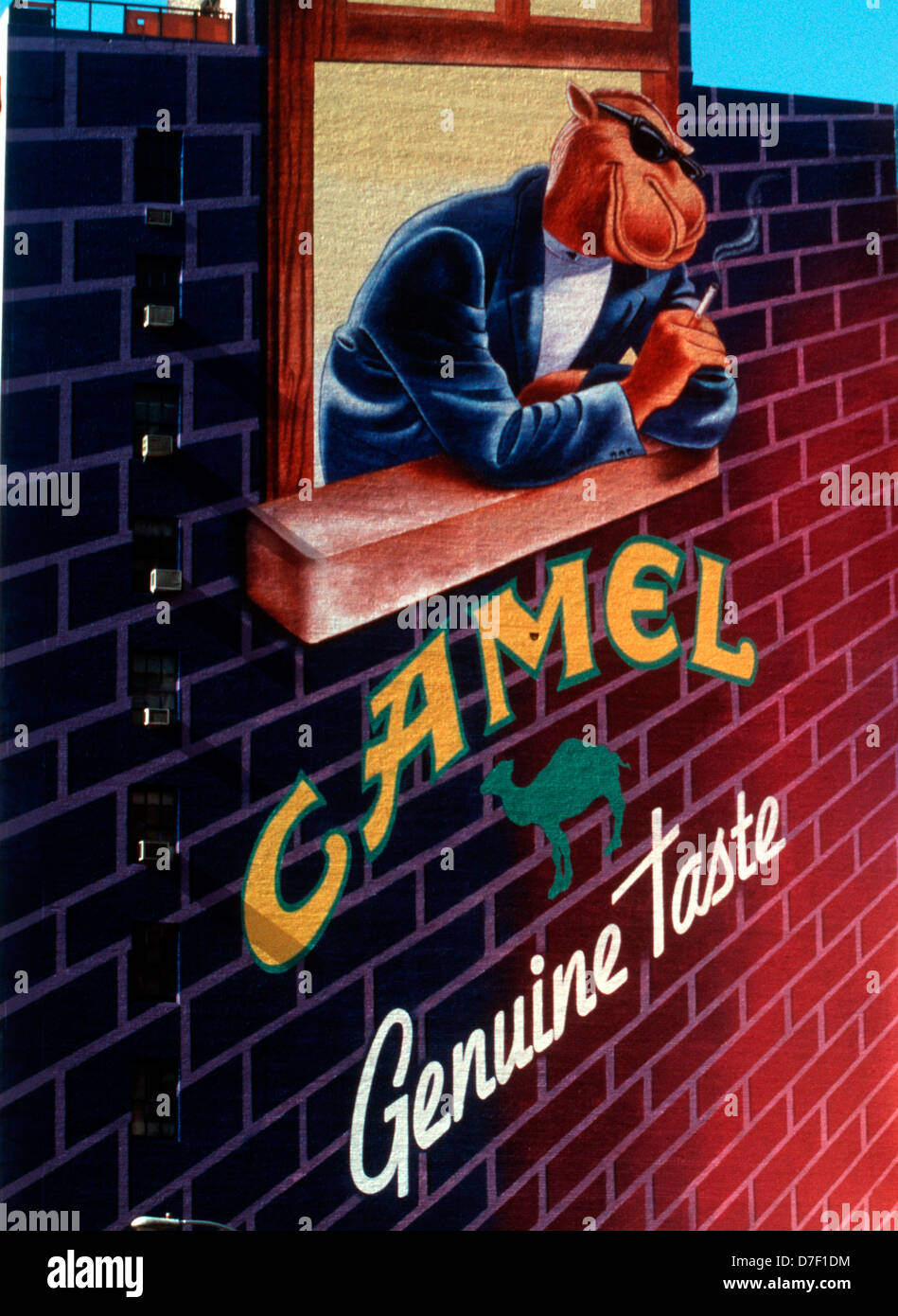 Joe Camel Plakatwand in der Weststraße 42 und Eighth Avenue. (© Richard B. Levine) Stockfoto
