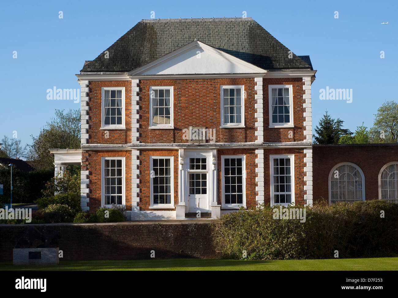Bellair, Exeter, County Hall II * 2. Ca. 1700. Interessantes kleines Haus von Wren period.rusticated Ecksteine, Paladio, Palladio Stockfoto