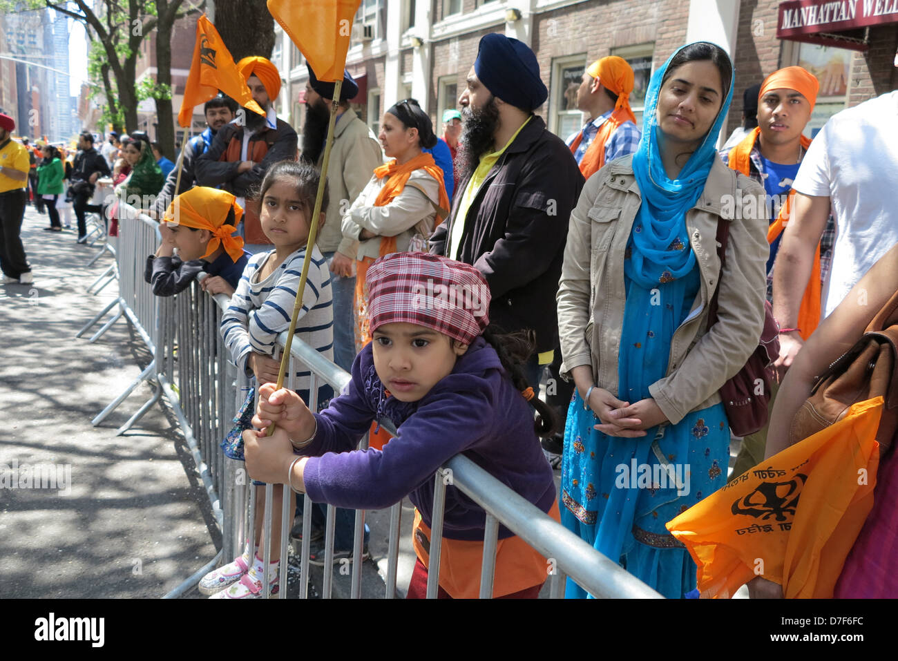 New York City, New York: 26. jährliche Sikh Day Parade, 2013. Stockfoto