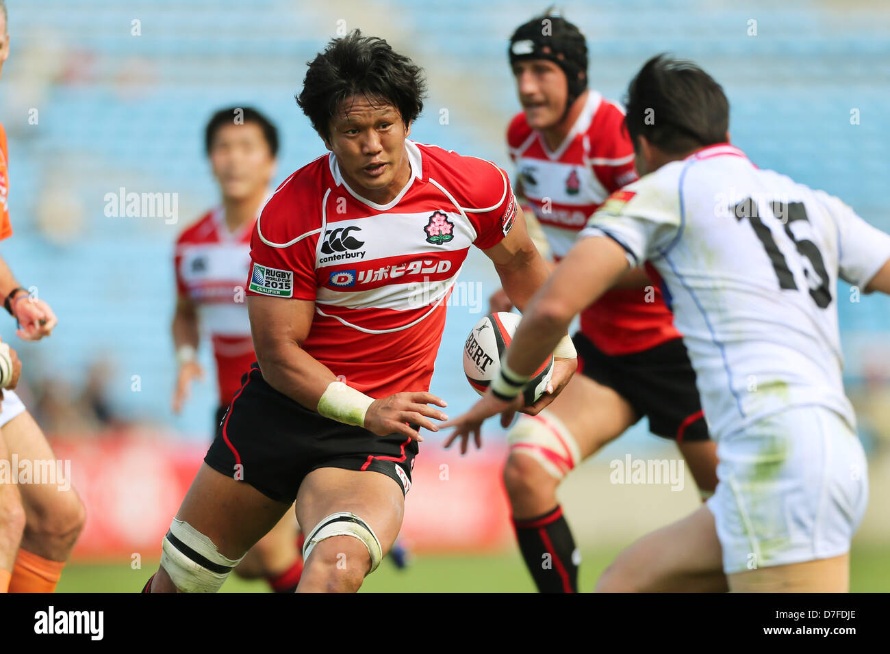 Takashi Kikutani (JPN), 4. Mai 2013 - Rugby: HSBC Asian 5 Nationen 2013 match zwischen Japan Südkorea 64-5 am Chichibunomiya Rugby-Stadion, Tokio, Japan.  (Foto von Daiju Kitamura/AFLO SPORT) Stockfoto