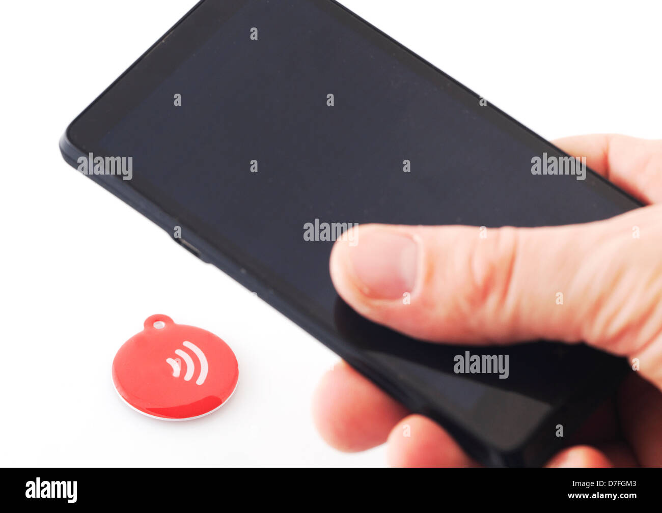 NFC-Tags Stockfoto