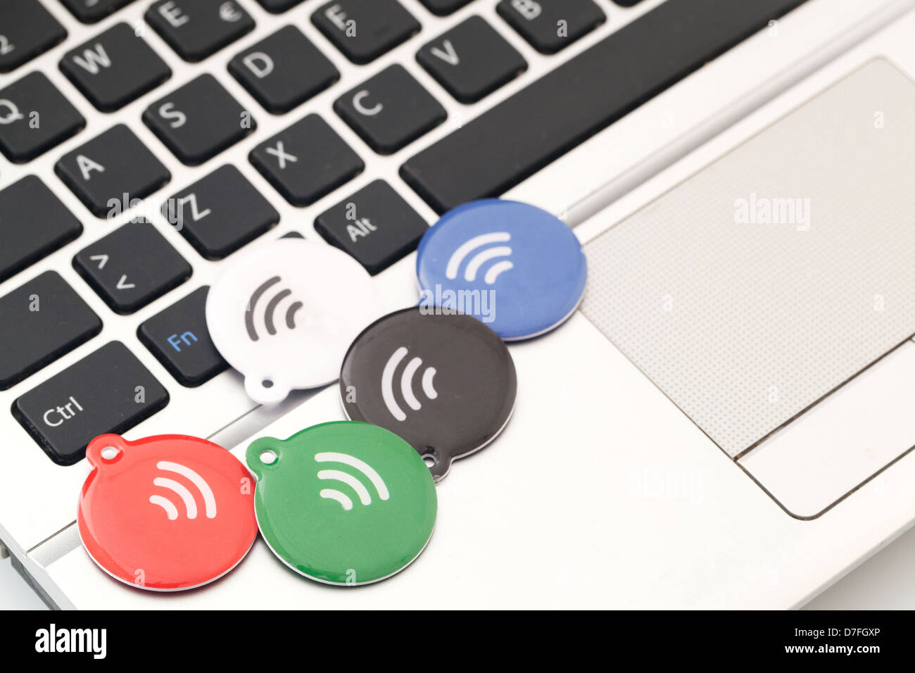 NFC-Tags Stockfoto