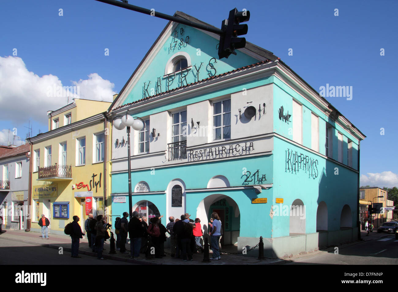 Haus in Plonsk Polen wo Gurion zum Leben Stockfoto