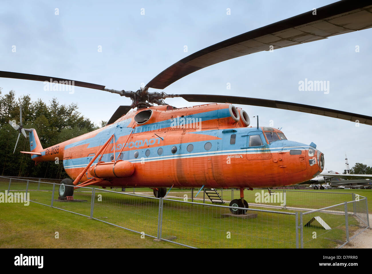 Aeroflot Mil Mi-6A, schwere sowjetische Transport Hubschrauber, Flugzeug Sammlung Hermeskeil, Deutschland, Europa Stockfoto