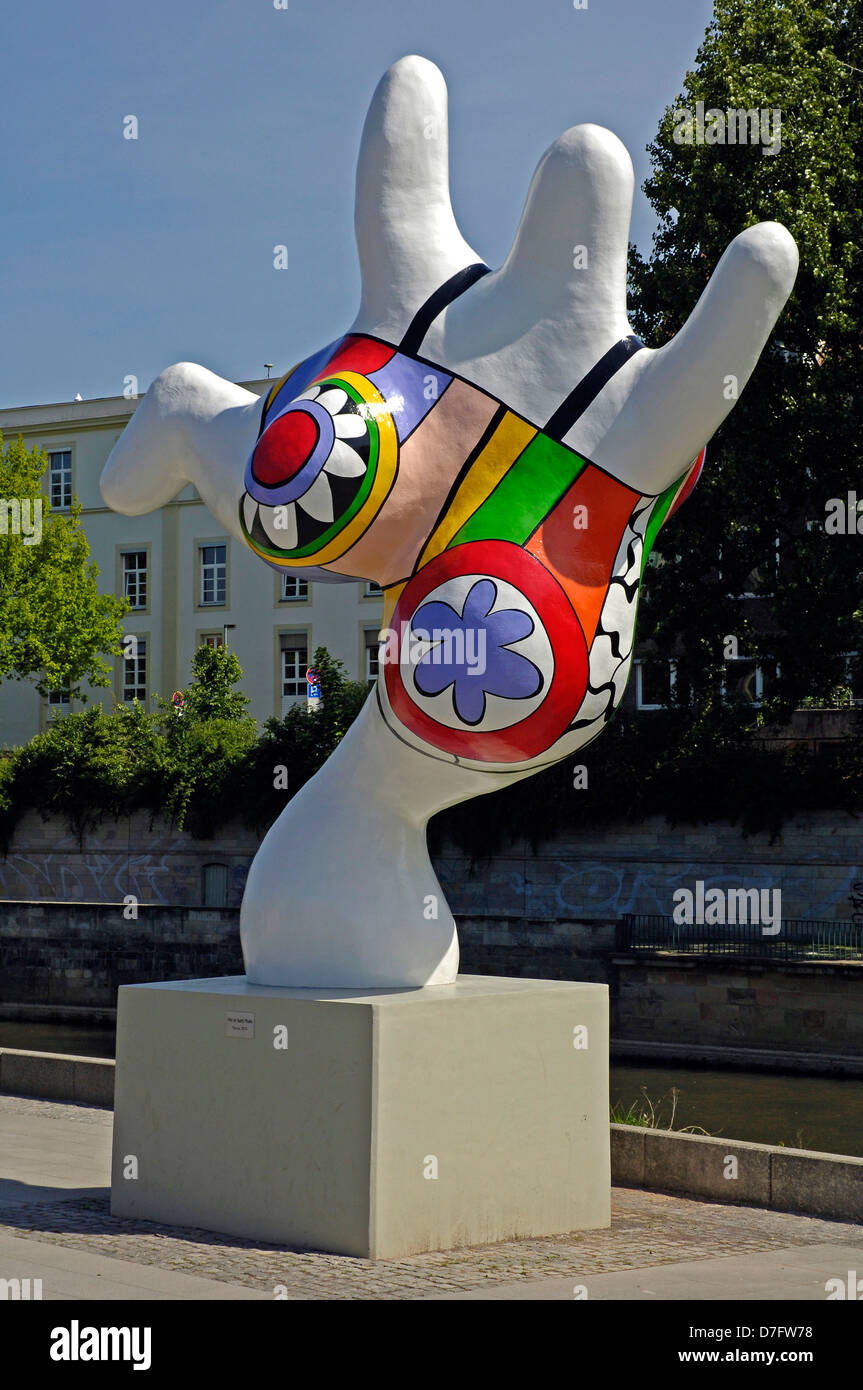 Nanas 1974, Niki de Saint Phalle, Kunst, Hannover, Niedersachsen, Deutschland Stockfoto