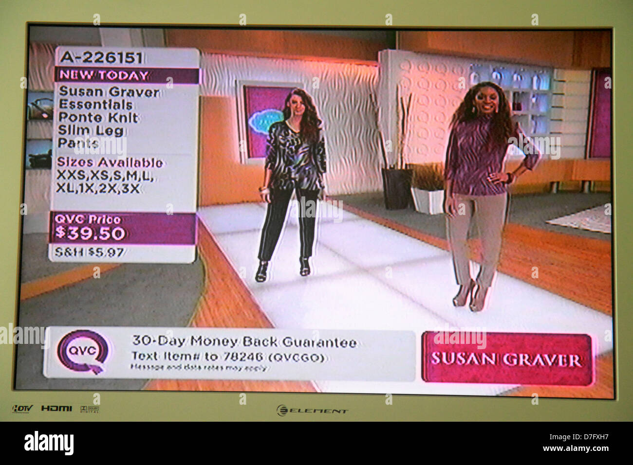 Florida Fl Sud Miami Beach Sobe Tv Fernseher Set Bildschirm Flachbildschirm Hdtv Monitor Qvc Zu Hause Shopping Shopper Shopper Shop Geschafte Markt Stockfotografie Alamy