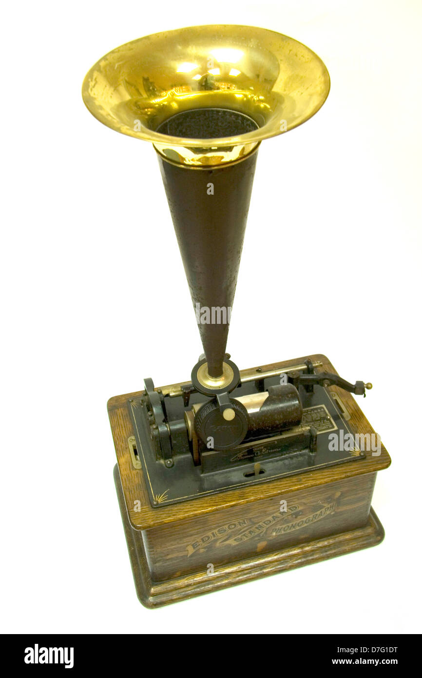 Edison Standard Phonograph Stockfoto