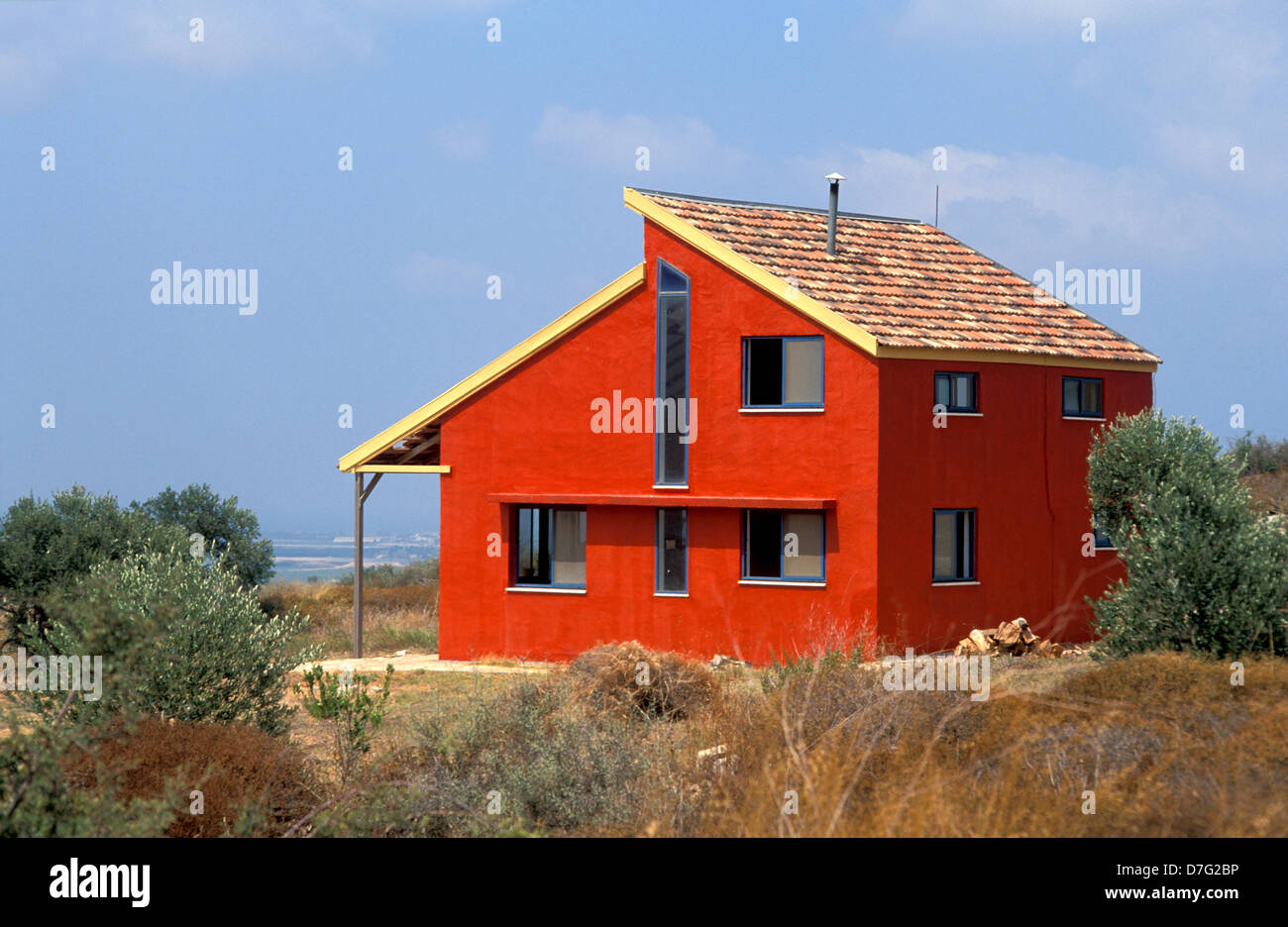 Haus in Qalil, westlichen Galiläa Stockfoto
