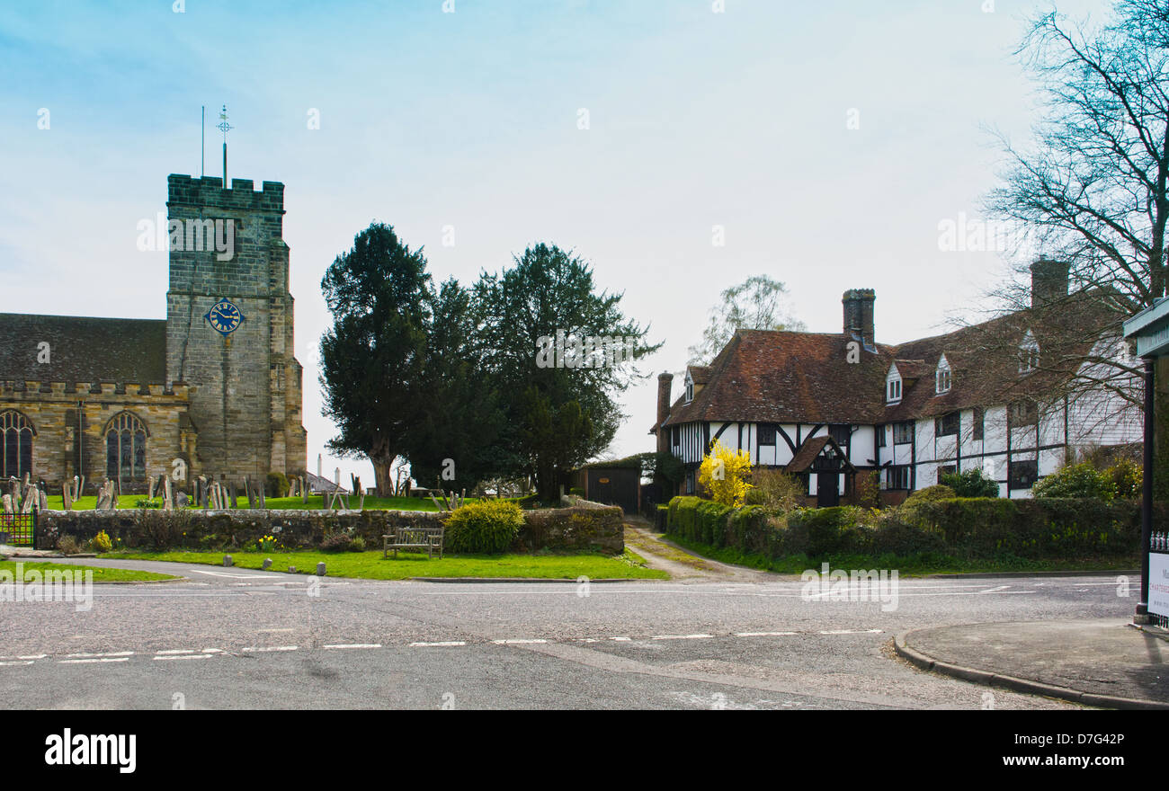 Das Dorf Hawkhust in Kent, UK Stockfoto