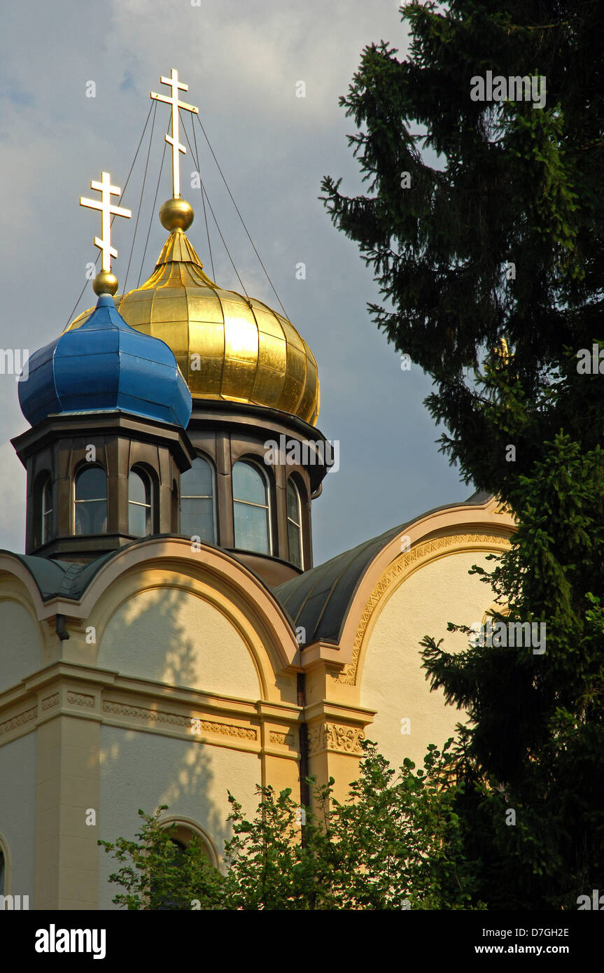 Deutschland, Rheinland-Pfalz, Bad Ems, Russisch Orthodoxe Kirche, orthodoxe, Stockfoto