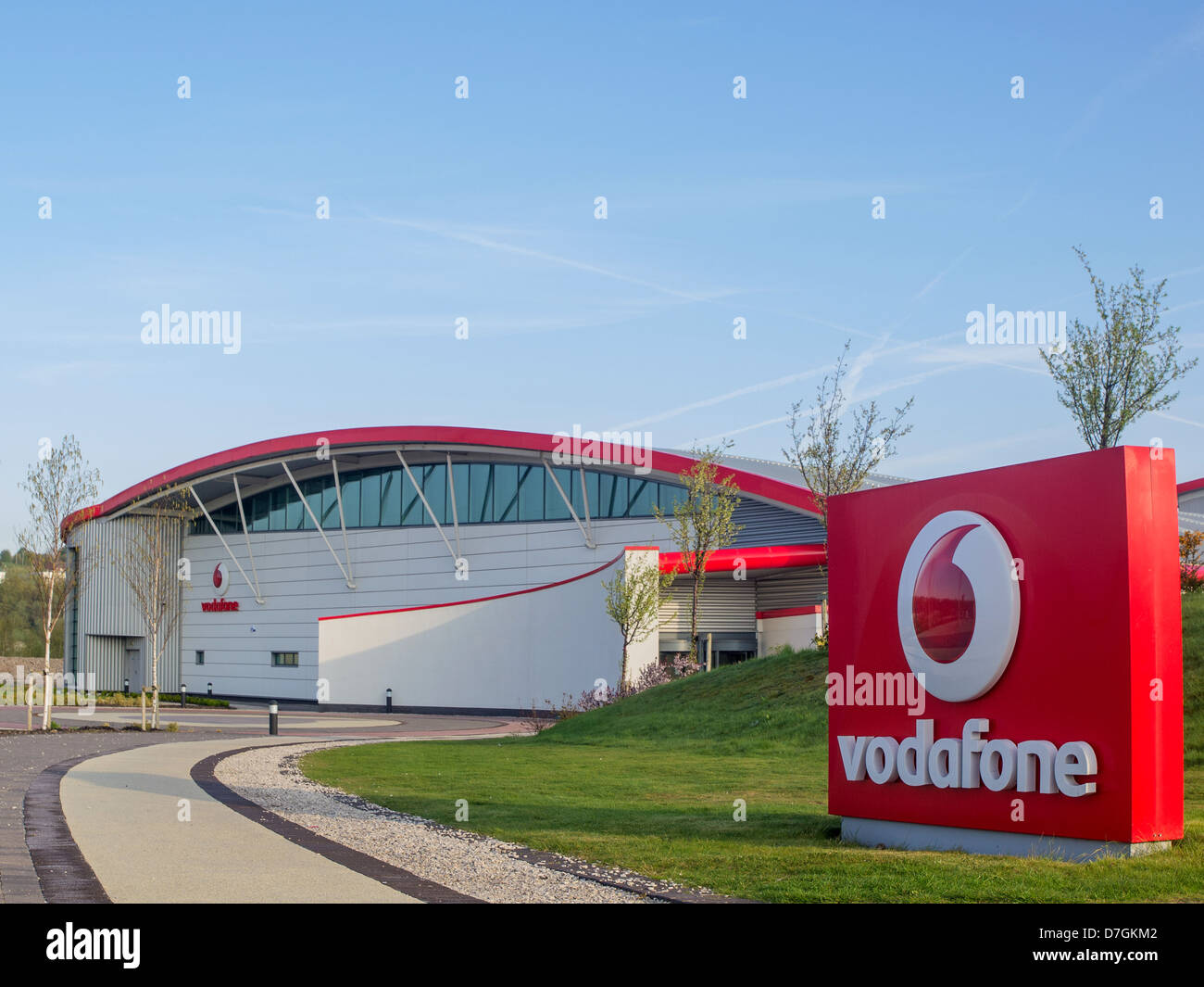 Vodafone Call-Center, Etrurien, Stoke-on-Trent, Staffordshire Stockfoto