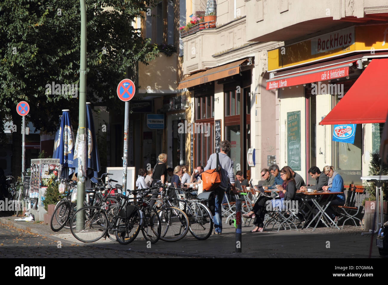 Berlin Neukölln Pflügerstr Stockfoto
