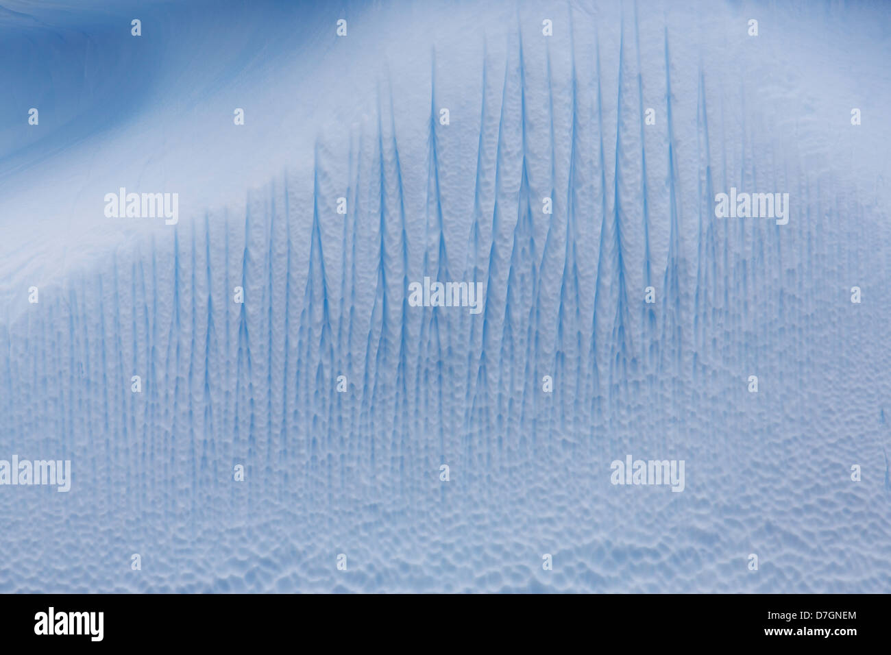 Eisberg in der Antarktis Cierva Bucht. Stockfoto