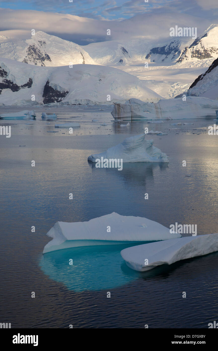Lemaire-Kanal, Antarktis. Stockfoto