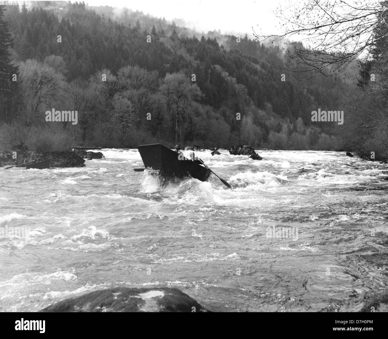 McKenzie River Wildwasser-parade Stockfoto