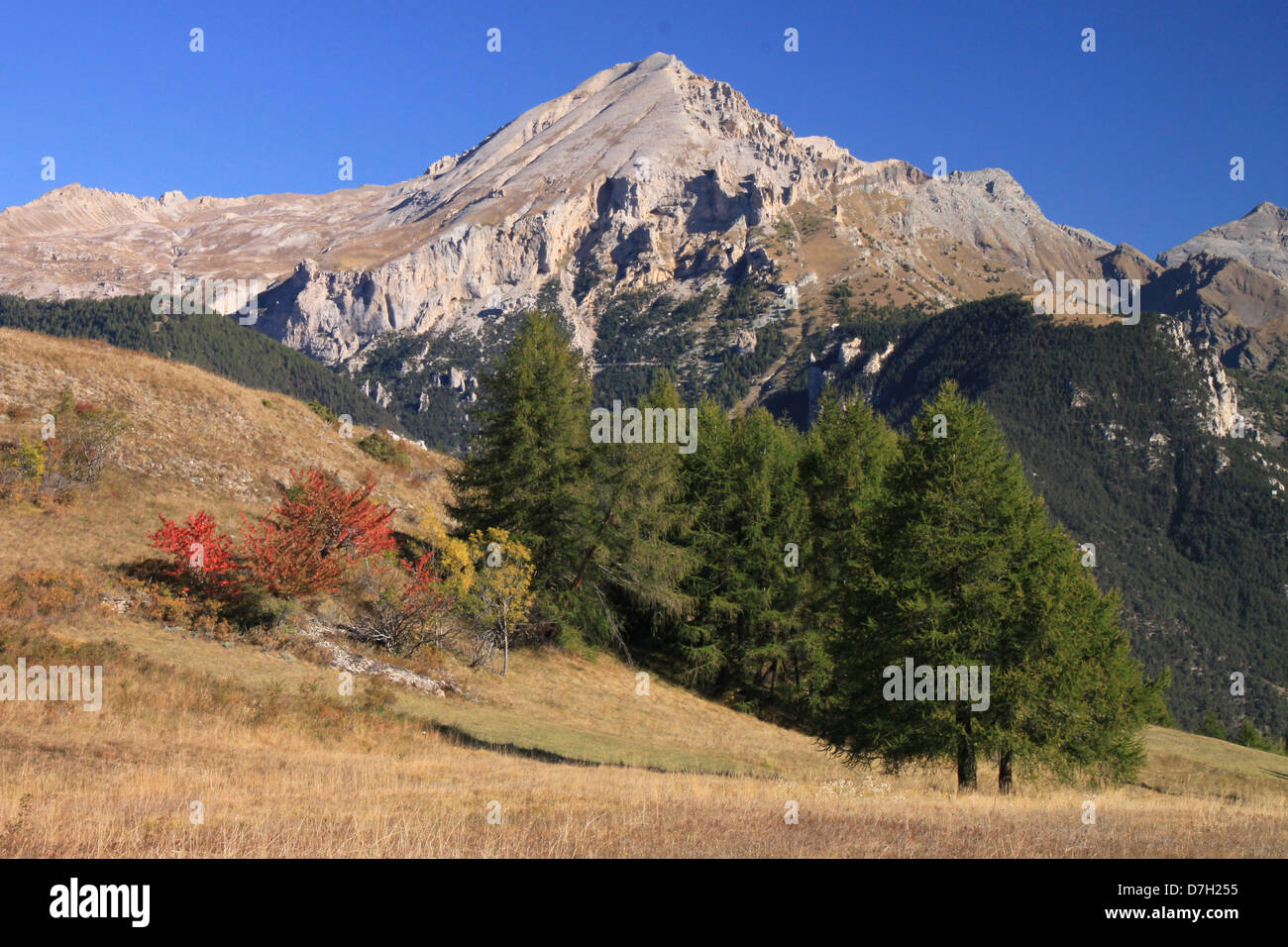 Italien Piemont Susa-Tal Berg Seguret Alpen Stockfoto