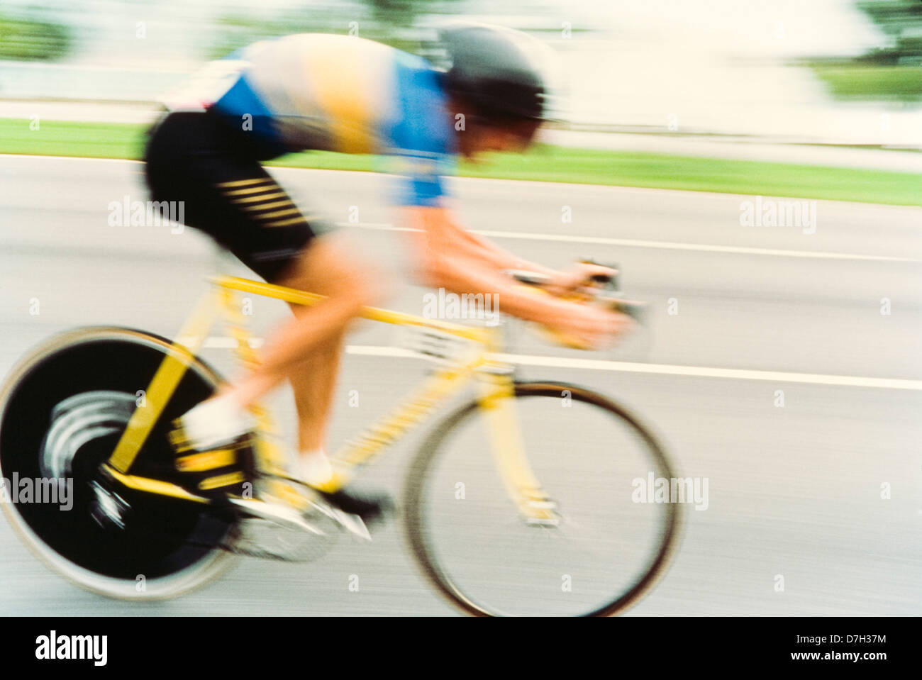 Bike-Rennen, Zeitfahrrad, Miami Stockfoto