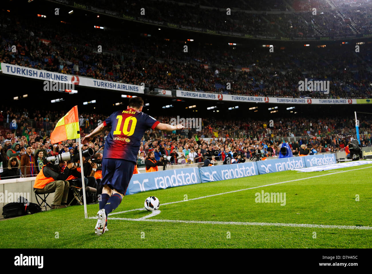 Lionel Messi (Barcelona), 5. Mai 2013 - Fußball / Fußball: Spanisch "Liga Espanola" match zwischen FC Barcelona 4-2 Real Betis im Camp Nou in Barcelona, Spanien. (Foto von D.Nakashima/AFLO) Stockfoto