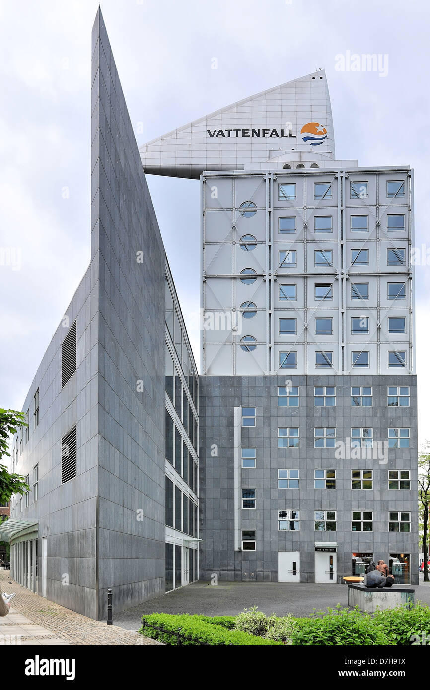 Vattenfall-Gebäude, Firmensitz, Berlin Stockfoto