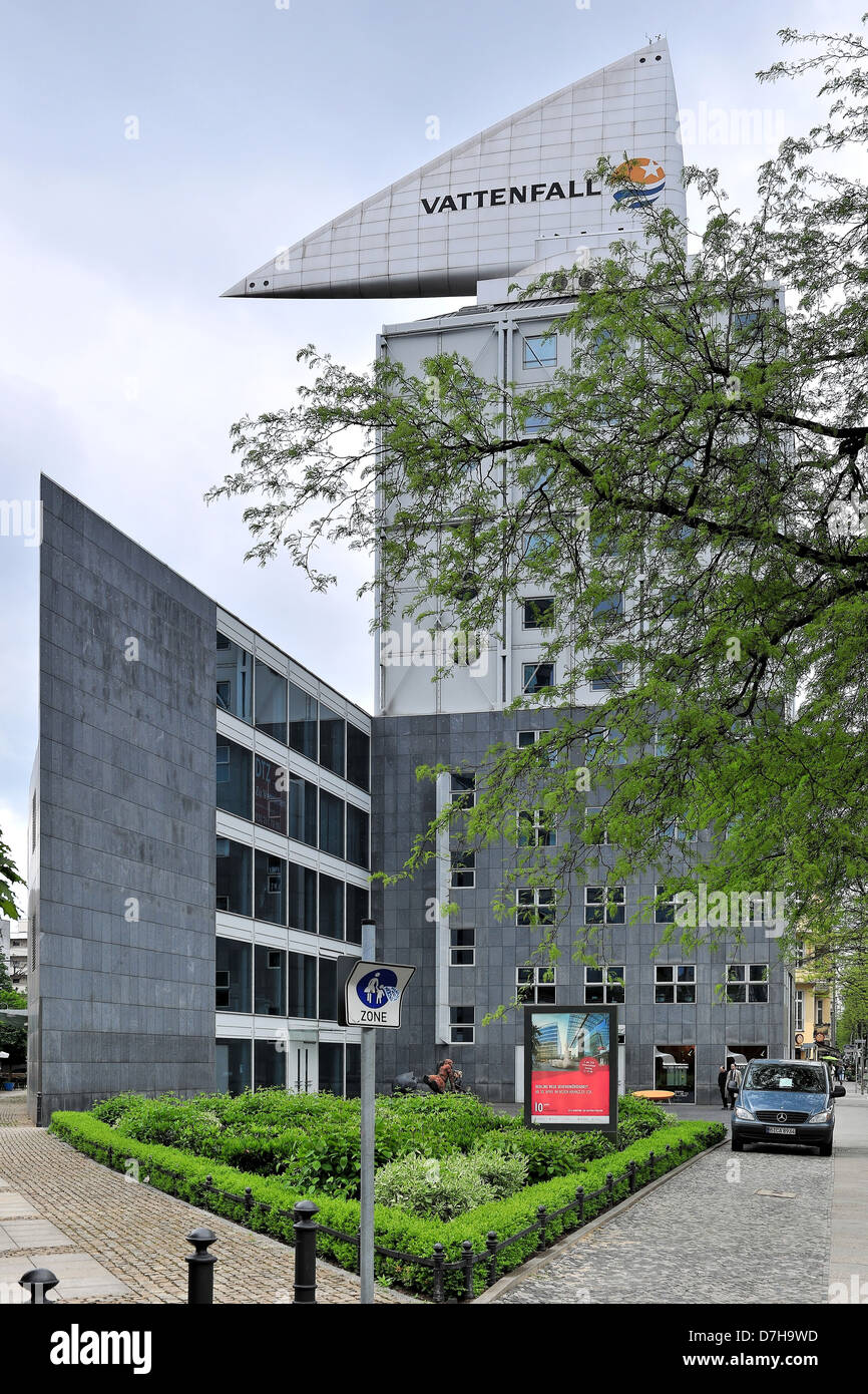 Vattenfall-Gebäude, Firmensitz, Berlin Stockfoto