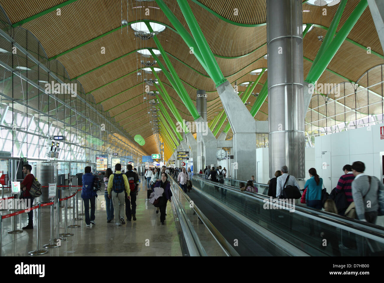 Flughafen Madrid-Barajas Stockfoto