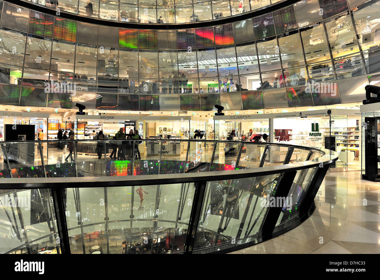 Die Galeries Lafayette in Berlin Stockfoto