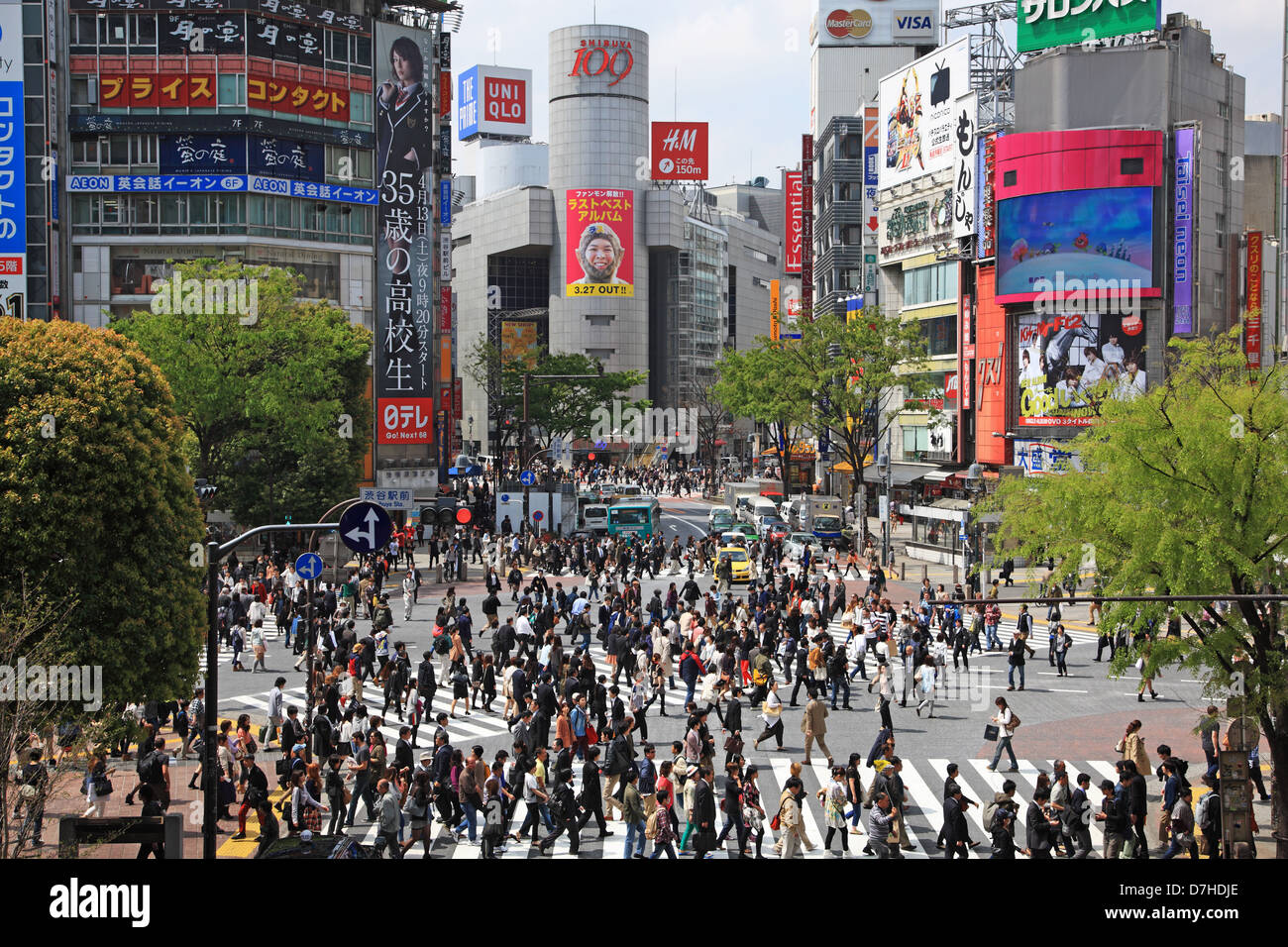Japan, Tokio, Shibuya Stockfoto