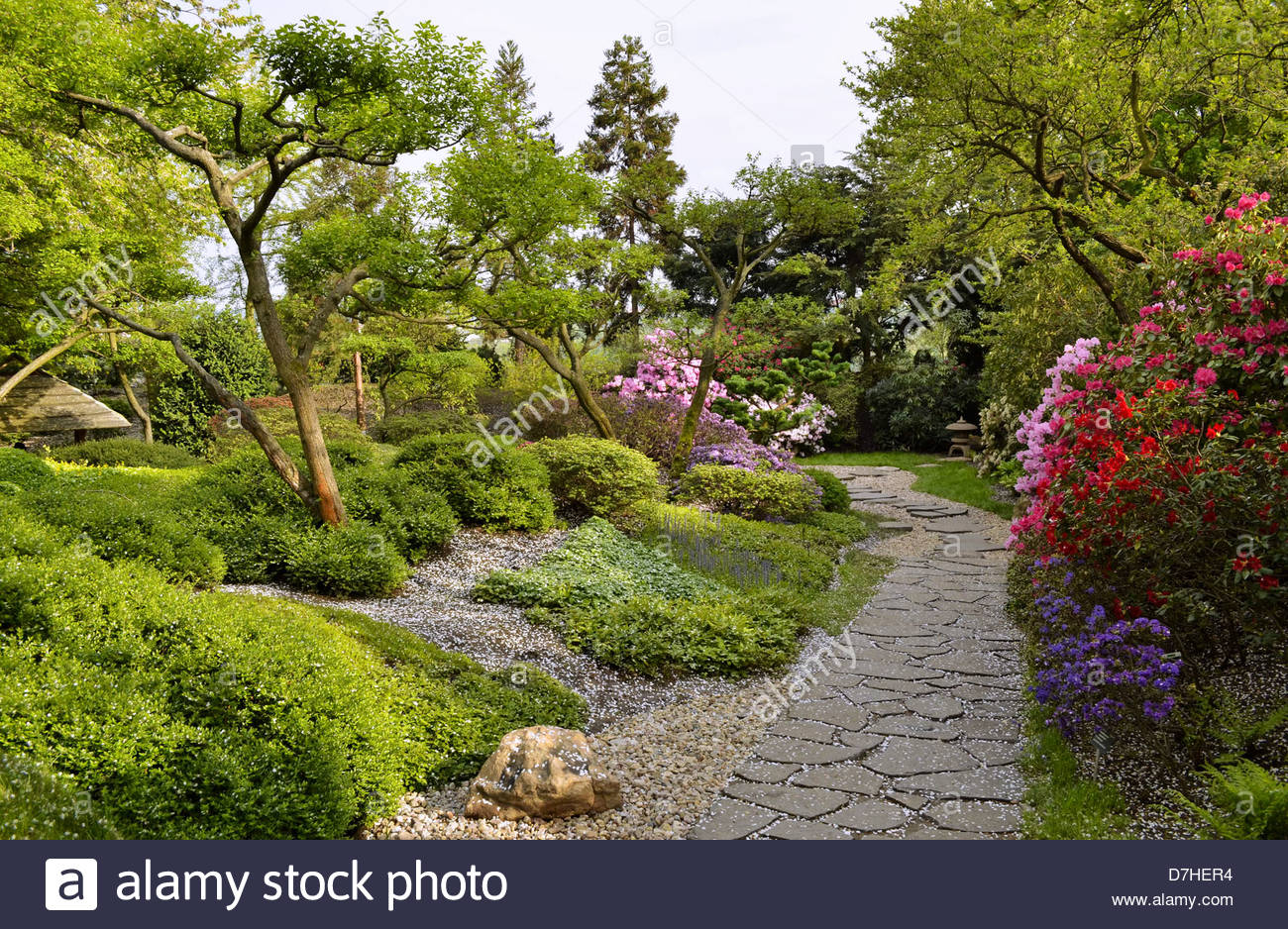 Japanischer Garten Im Fruhjahr Troja Botanischer Garten Prag
