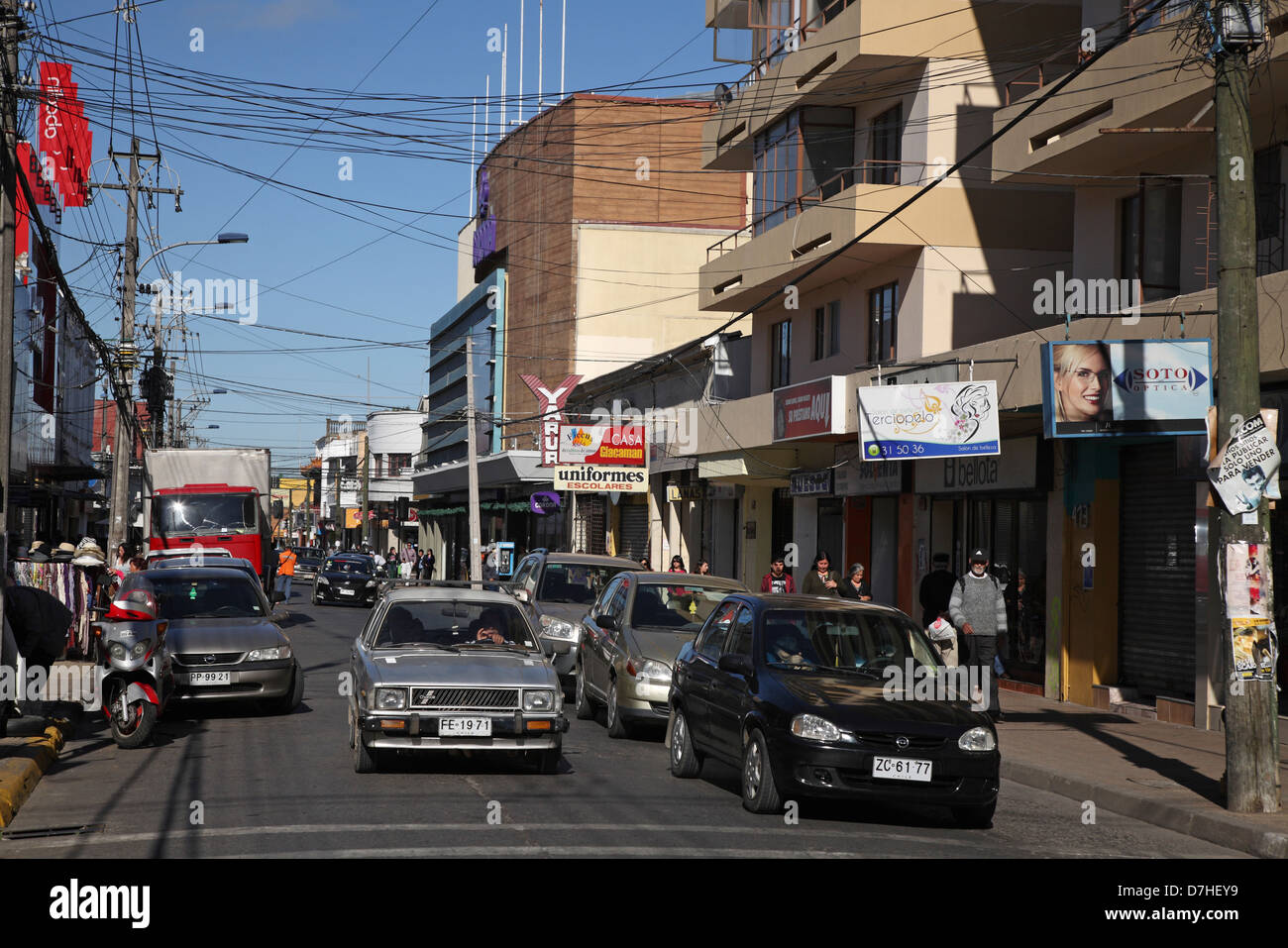 Curico del Maule in Chile Stockfoto