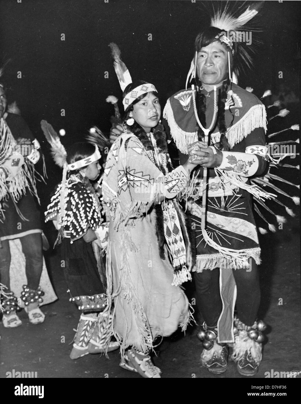 Indianische Tänzer bei Pendleton Roundup Stockfoto