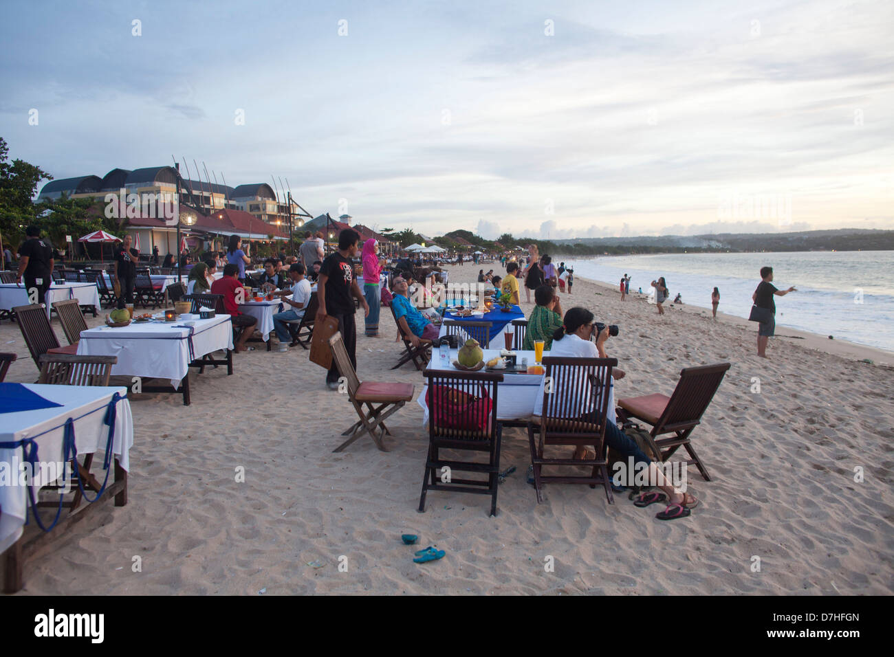 Seminyar (Bali) ist ein beliebtes Urlaubsziel. Stockfoto