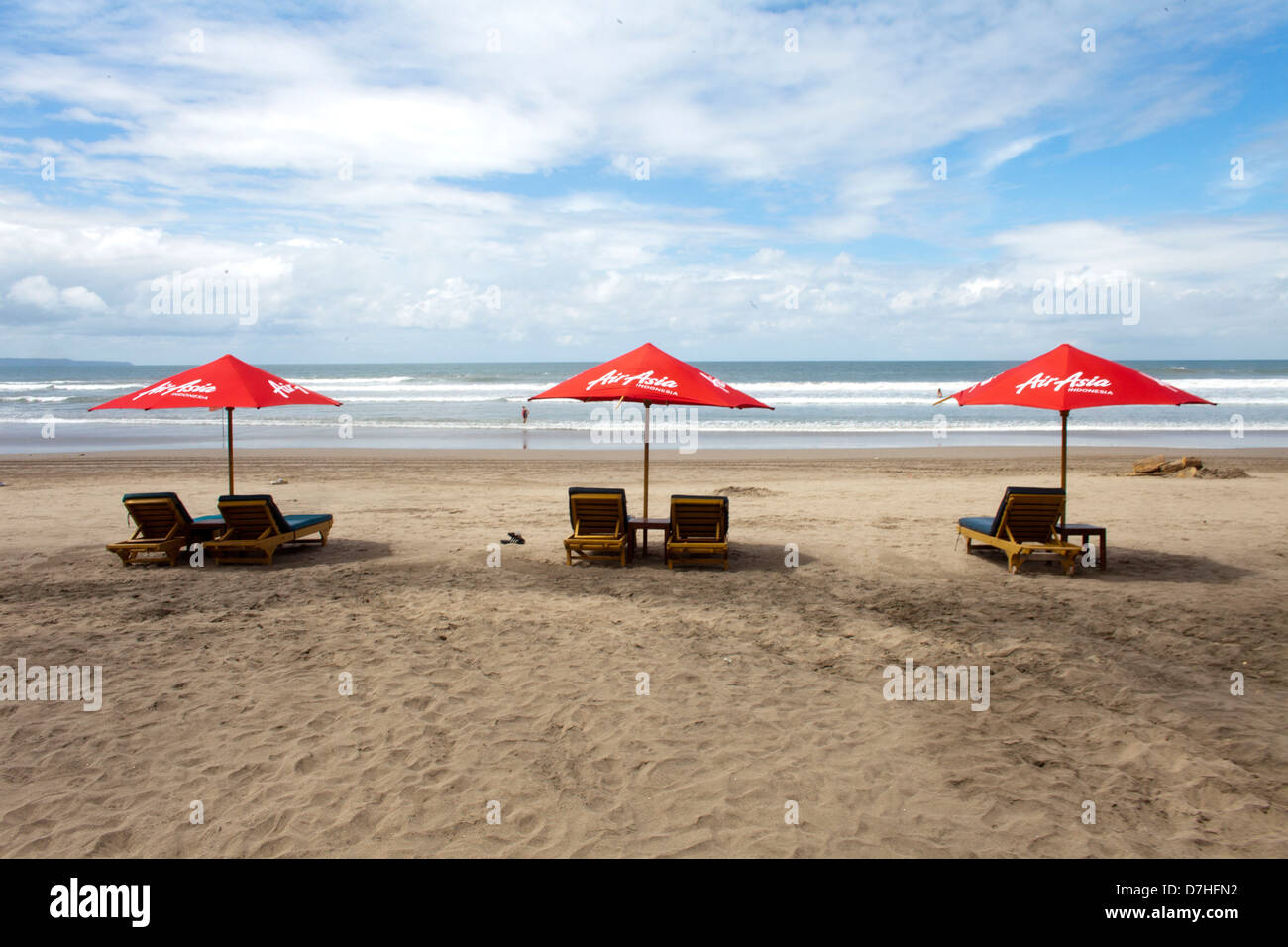 Seminyar (Bali) ist ein beliebtes Urlaubsziel. Stockfoto