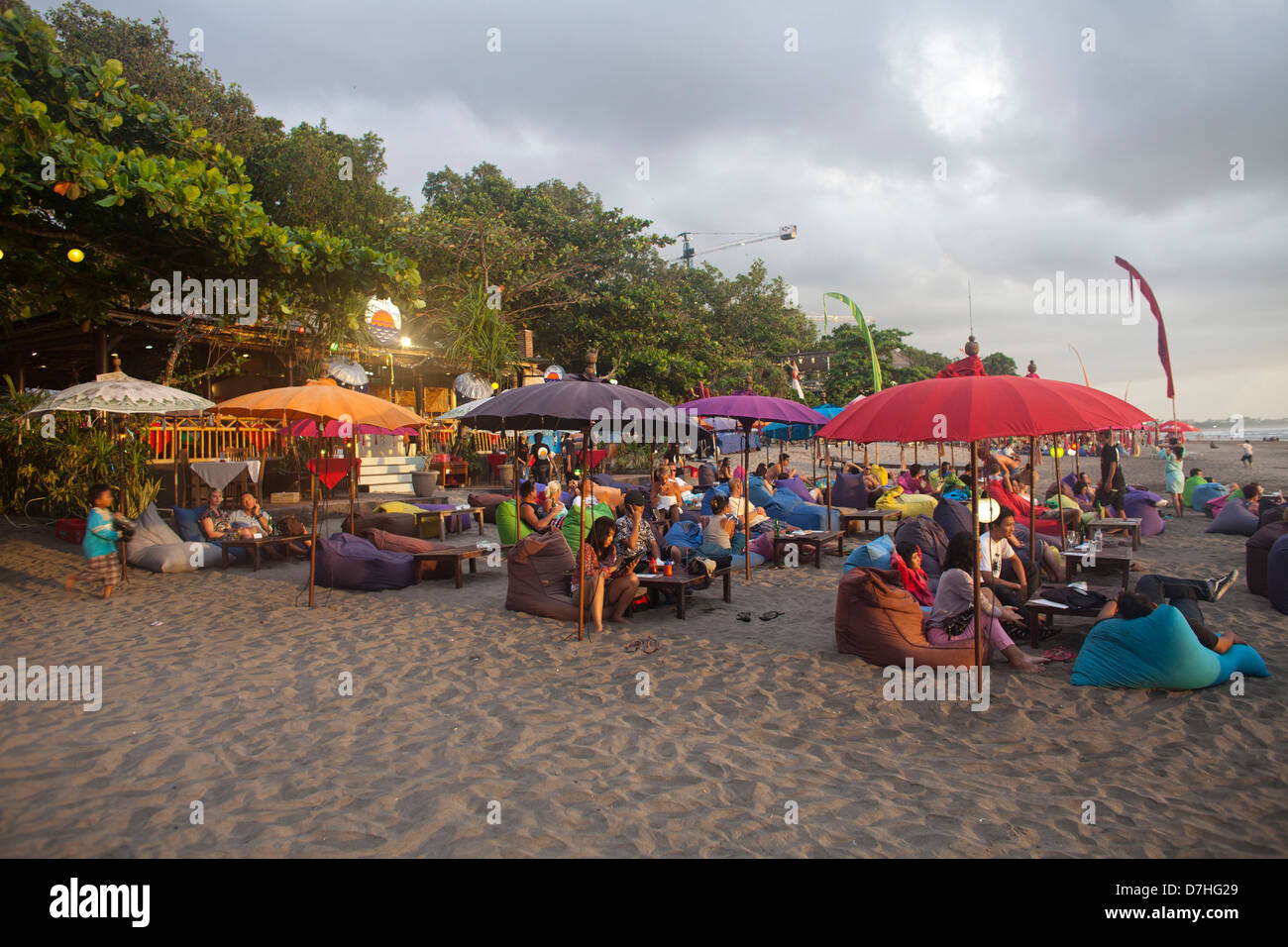 Seminyar auf Bali ist ein beliebtes Urlaubsziel Stockfoto