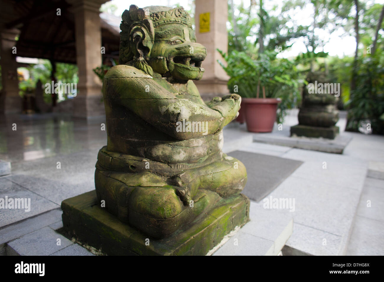 Hindu-Statue in Bali, Indonesien Stockfoto