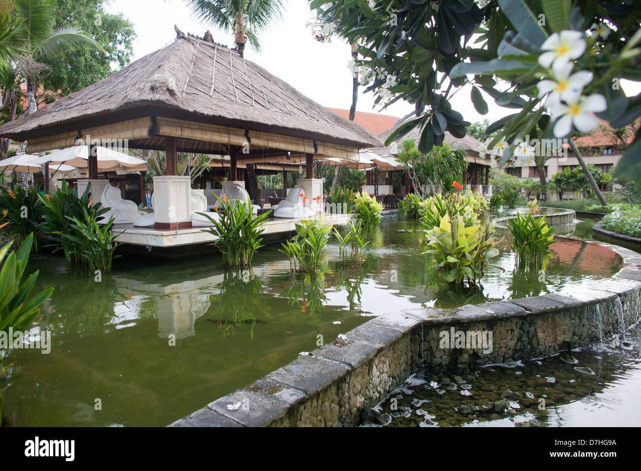 Restaurant in Bali, Indonesien Stockfoto