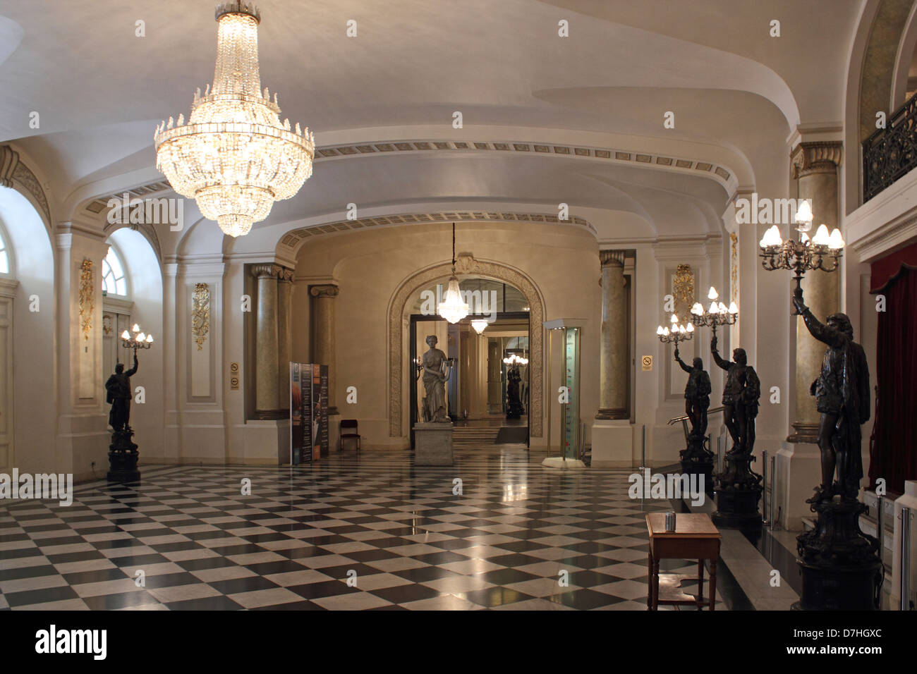 Teatro Municipal von Santiago de Chile Stockfoto