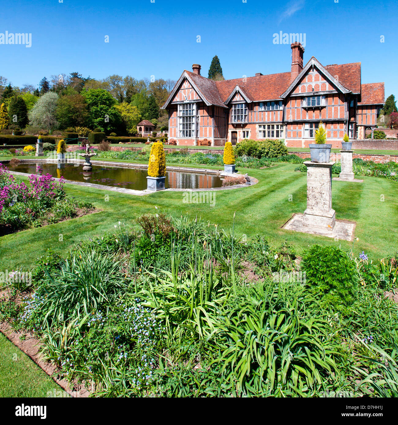 Hamptworth Lodge, in der Nähe von Salisbury, Wiltshire, England. Stockfoto